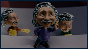 Einstein Bobbleheads from Night at the Museum