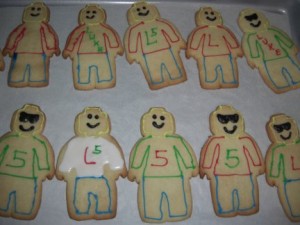 Lego Man Cookies