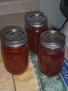 Pepper Jelly in the Jar