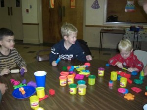 Playdough Table