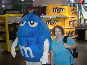 The Blue M&M